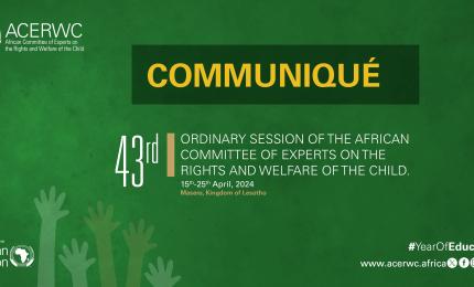 Communique Final 43rd Ordinary Session of the ACERWC